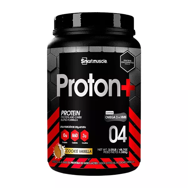 Proton + Gainer De 3lb Smartmuscle Proteina Hipercalorica