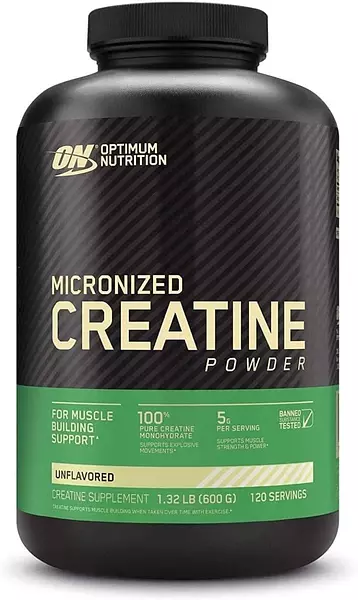 Creatina Optimun Nutrición Monohidratada Micronizada, 120ser